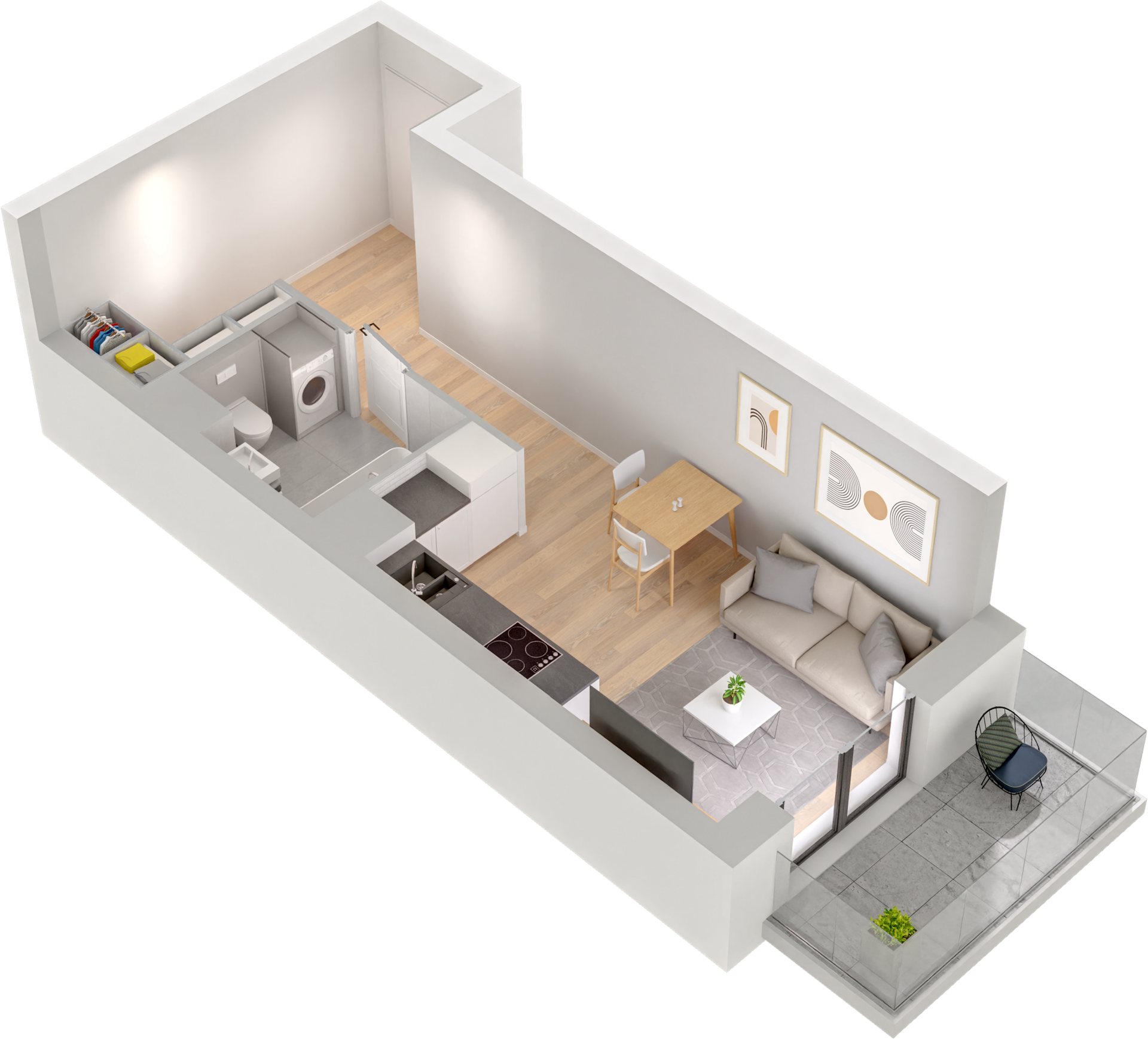 Rzut 3D B3 - B3_M08/P