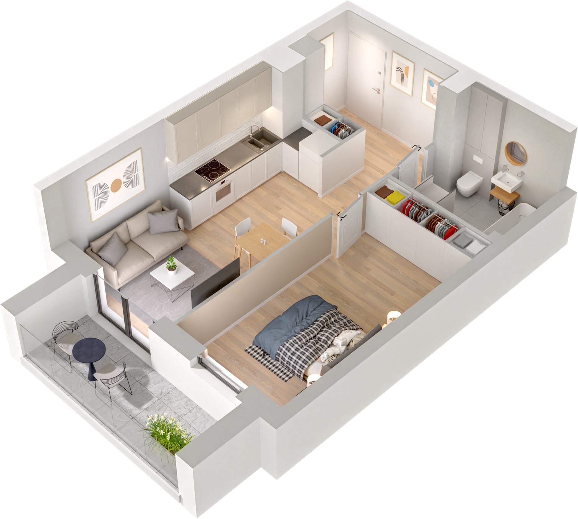 Rzut 3D B3 - B3_M09/P